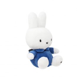 Classic Miffy Fashion Bean Toy - Blue Outfit