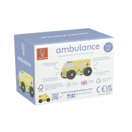 Ambulance Wooden Toy