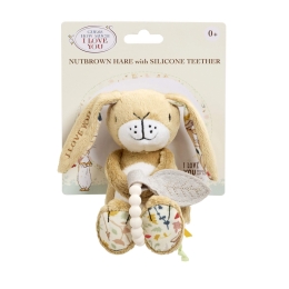 Guess How Much I Love You Little Nutbrown Hare with Silicone Teether