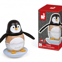 Janod Toys - Penguin - Stacking and Rocking Toy