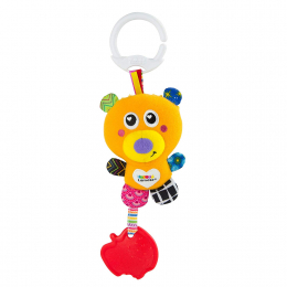 Lamaze - Basha the Bear Teething Toy with Clip