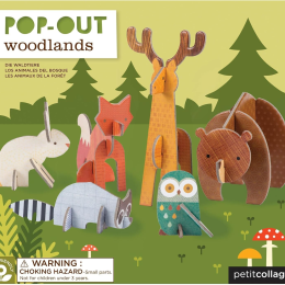 3D Pop-Out Woodland Figures