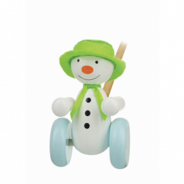 The Snowman Push Along Wooden Toy