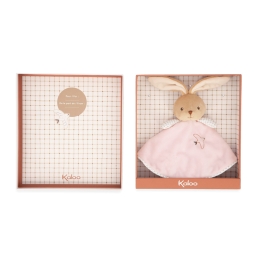 Kaloo Intemporel Pink Round Rabbit Doudou
