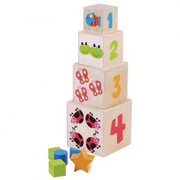 Jumini - Wooden Stacking Cubes