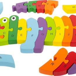 Wooden Crocodile - Alphabet Puzzle